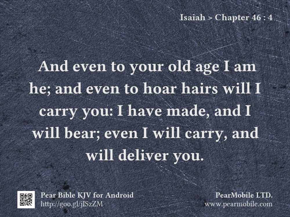 Isaiah, Chapter 46:4